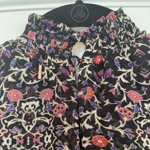 MISA Tiered Midi Dress